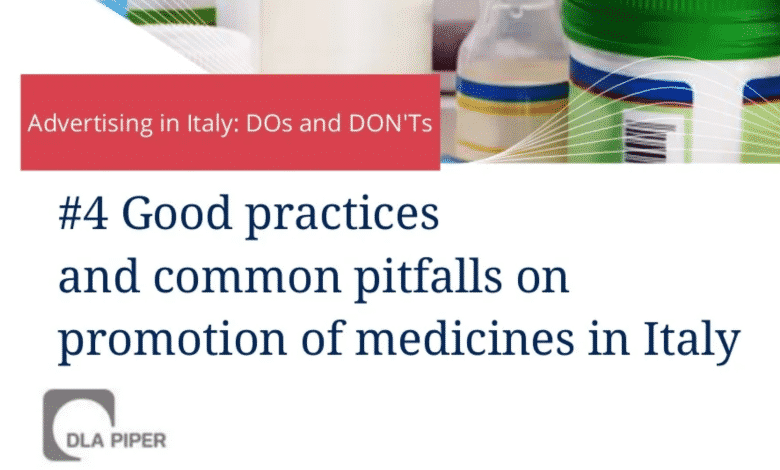 advertising medicines italy