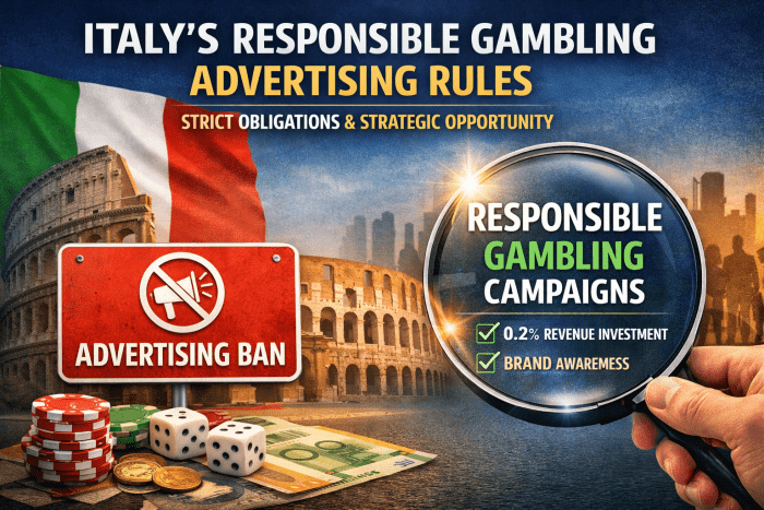 イタリアの責任あるギャンブル広告規制の機会