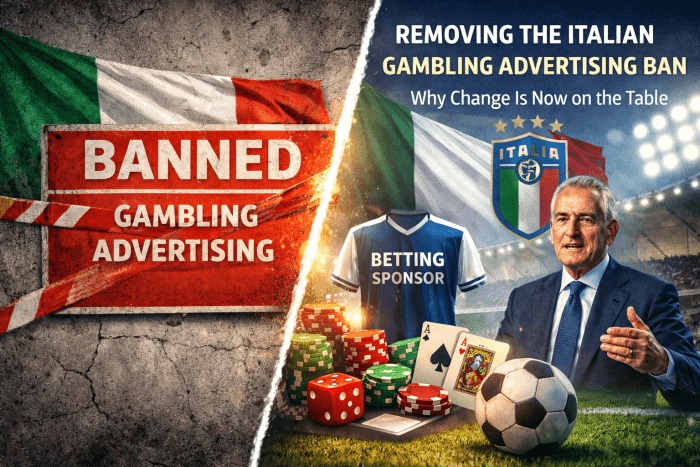 サッカーによるイタリアのギャンブル広告禁止撤廃