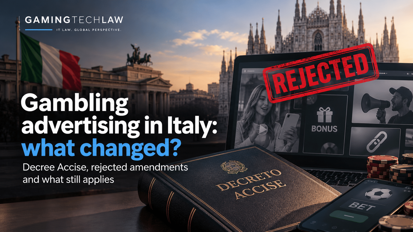 イタリアのギャンブル広告規制：成立したルールと見送られた提案